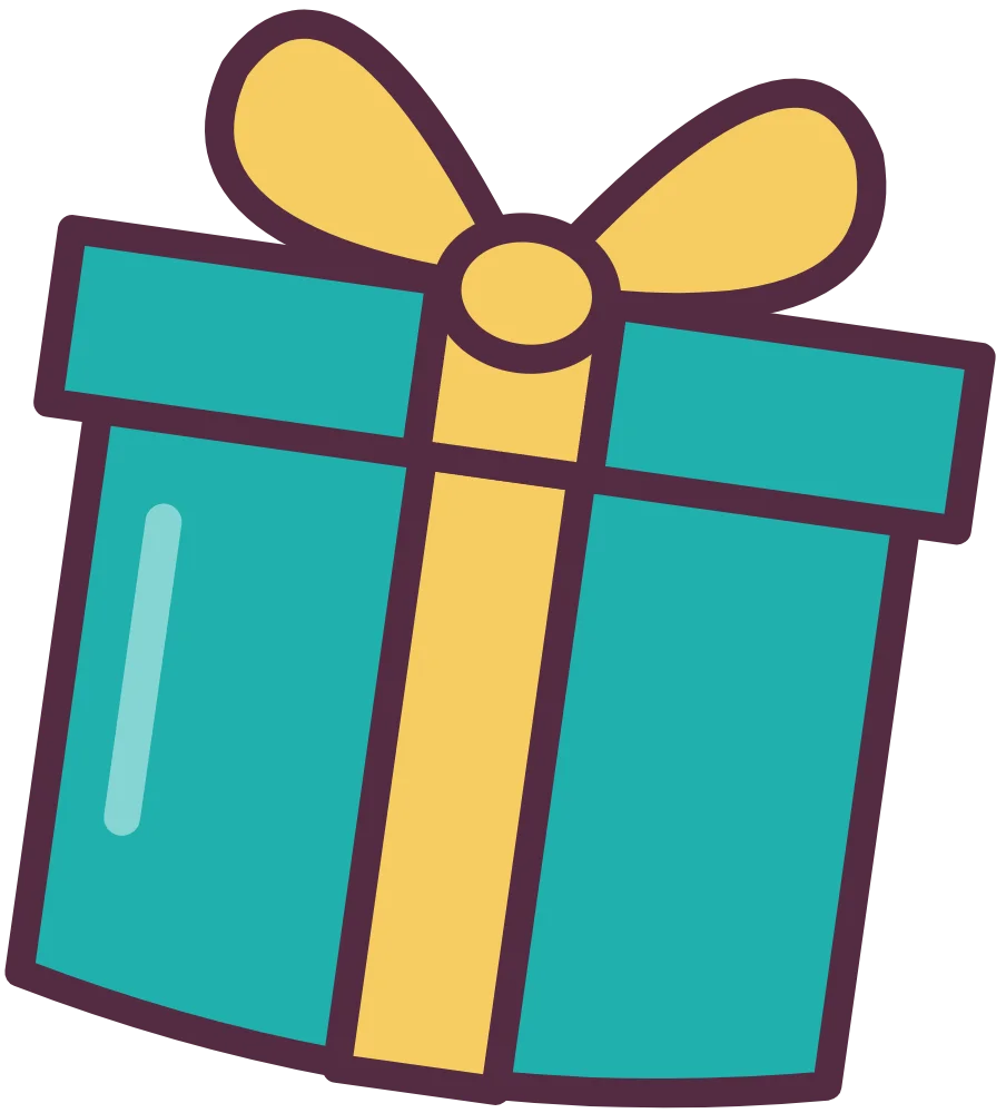 Sinterklaas letters met cadeautjes cyaancadeau