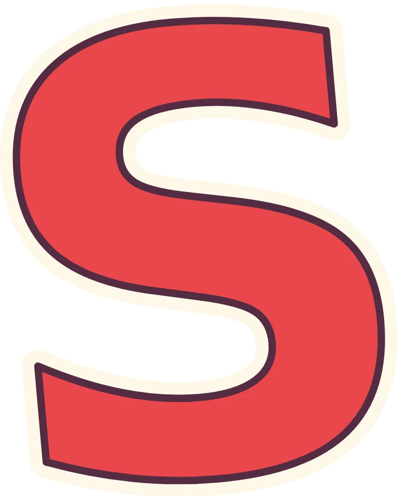 Sinterklaas letters met cadeautjes S1