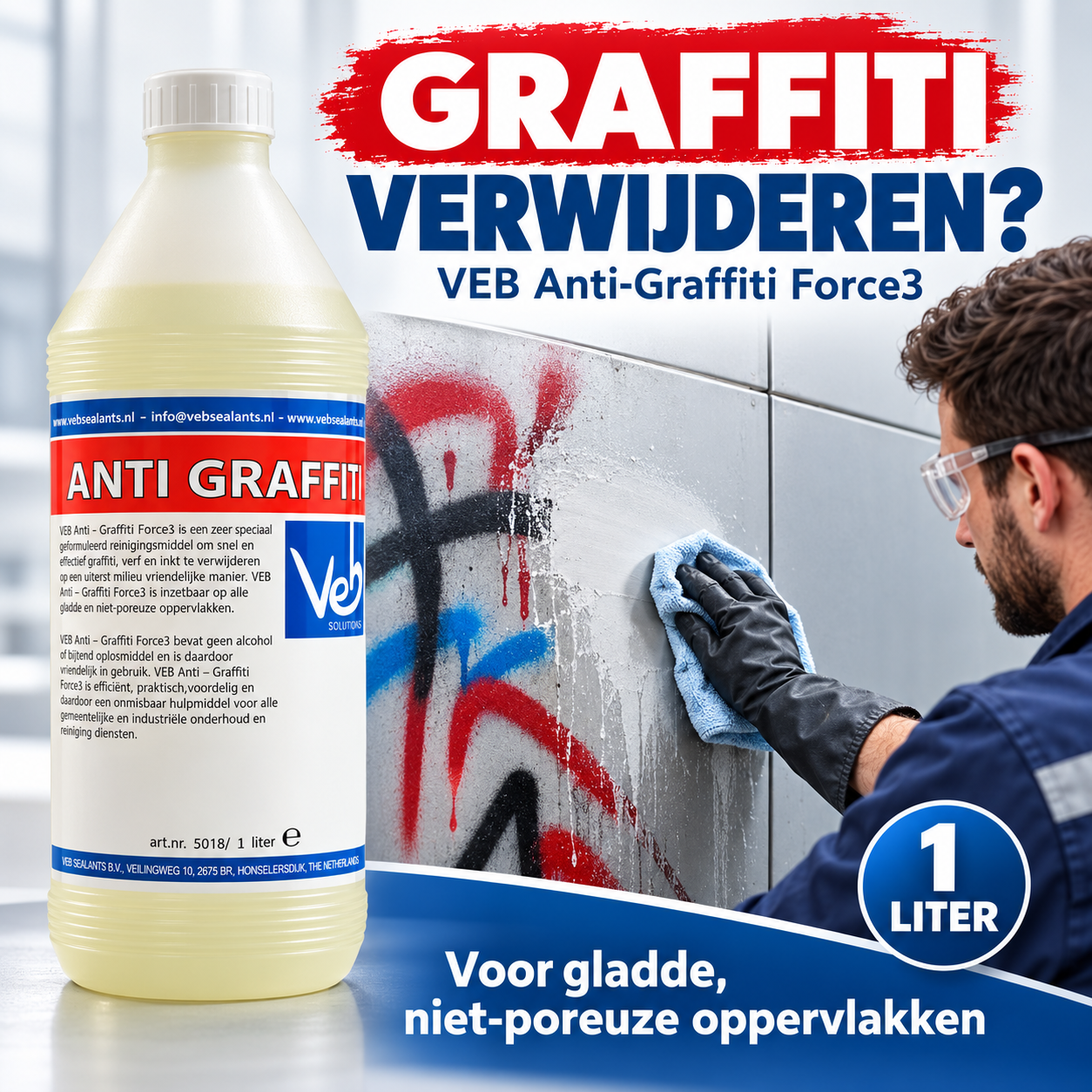 Anti Grafitti product 1 liter.